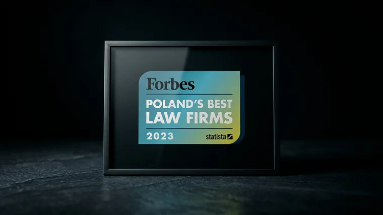Nagroda: Forbes Poland's Best Law Firms 2023