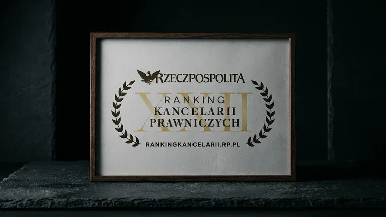 Plakietka: Ranking Kancelarii Prawniczych Rzeczpospolitej